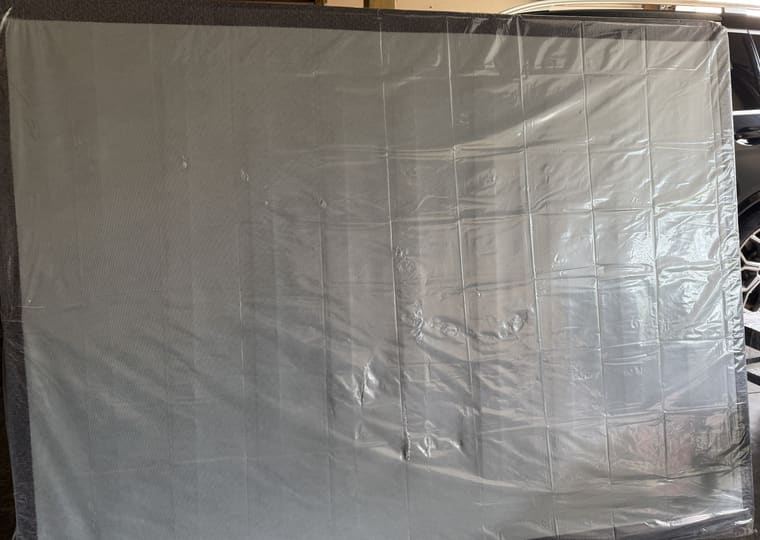 Furniture wrapped and ready to load
